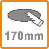 Dimension du diamètre intérieur pour insertion de l’éclairage en mm: C170